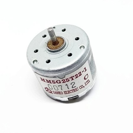 Micro Motor 5V Sanko MM5G25T22-1 Compacto para Robótica e Automação