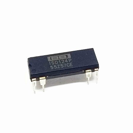 CI ISO124P Amplificador de Isolamento Analógico DIP-8 Texas Instruments
