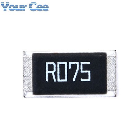 Resistor SMD 1206 75mΩ 0.5W 1% para Medição de Corrente R075