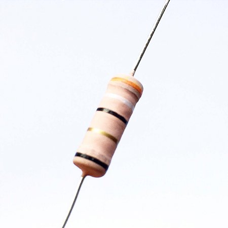 Resistor 39 Ohms 5W 5% Axial PTH Fio Cerâmico