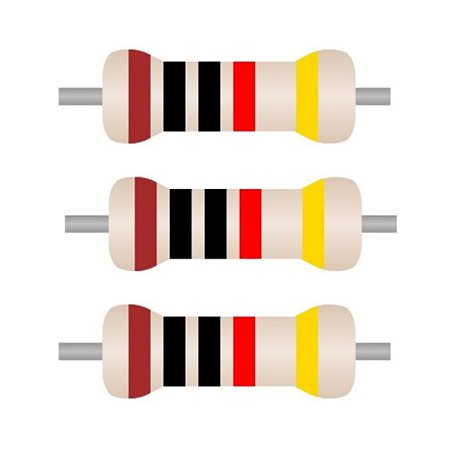 Resistor 10KΩ 3 Watts 5% Axial Through Hole Alta Dissipação