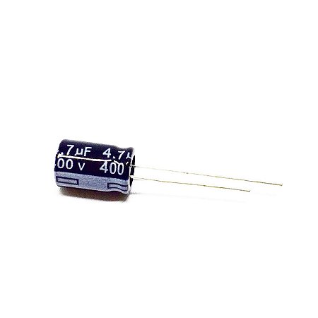 Capacitor Eletrolítico 4.7uF 400V 105°C 8x12mm