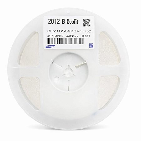 Rolo 4000x Capacitor SMD 5.6nF 50V X7R 0805 CL21B562KBANNNNC 10%