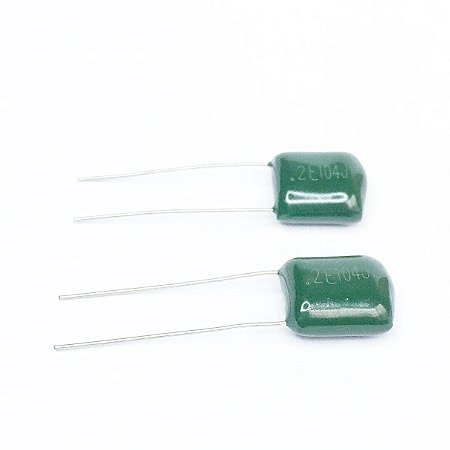 Capacitor 100nF 250V Poliéster Metalizado 2E104J