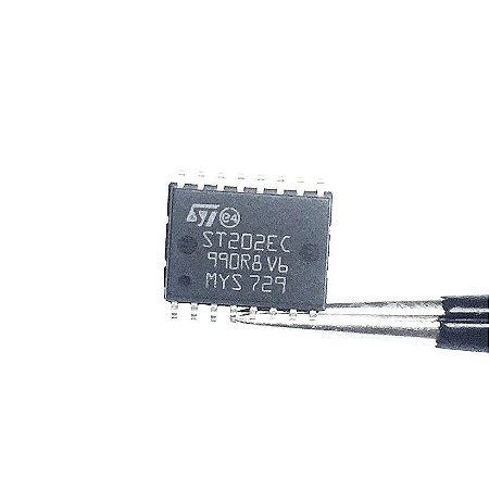 ST202EC CI SMD SOIC-16 Conversor RS232 Driver Line
