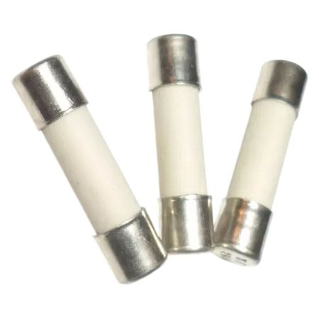 Fusível Cerâmico 6x30mm 25A Proteção para Forno Microondas