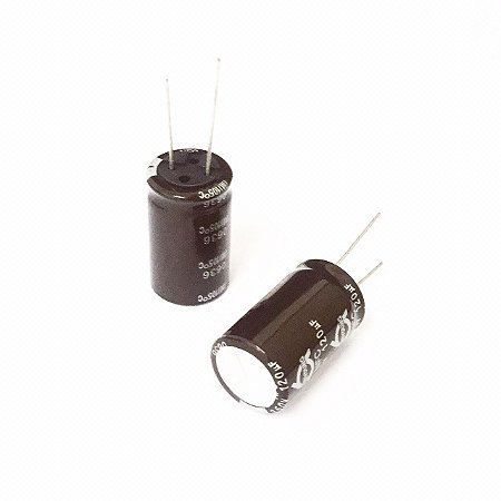 Capacitor Eletrolítico 120µF 350V 105°C PTH Radial Ø18x32mm