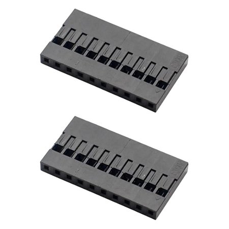 Conector Fêmea Modu 10 Vias Vertical 180° PCB