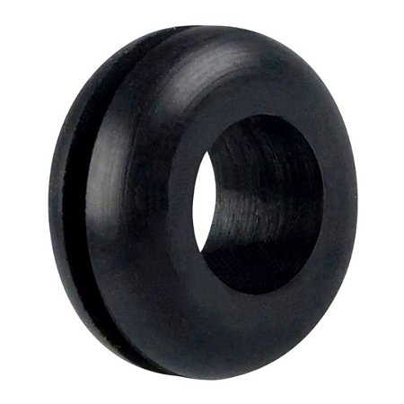 Passa Fio 7x14mm em Borracha Isolante para Cabos