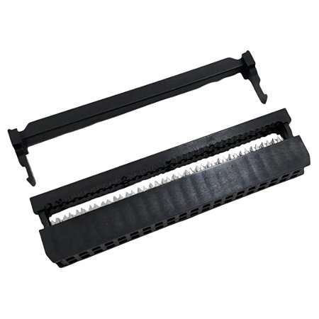 Conector 40 Pinos Fêmea 2x20 180° com Latch FC-40P