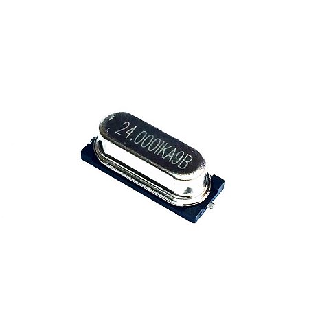 Cristal Quartzo 24MHz SMD 49USM Alta Estabilidade