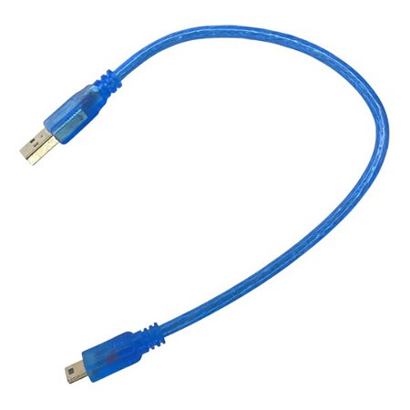 Cabo USB para Arduino Nano com Conector Mini-B – Alta Confiabilidade