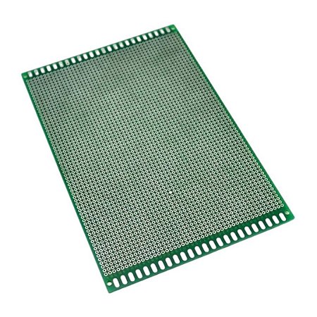 Placa de Circuito Impresso Perfurada 12x18cm FR4 Face Única