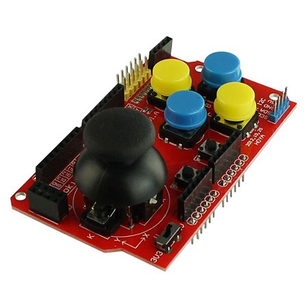 Shield Joystick V1 p/ Arduino - Módulo de Controle Analógico c/ Botões