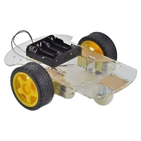 Plataforma Chassi 2WD com 2 Rodas para Projetos de Robótica