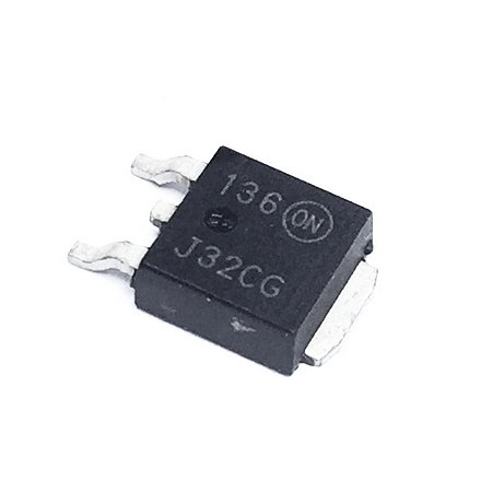 Transistor SMD KSH32CTF PNP 3A 100V DPAK TO-252 Potência