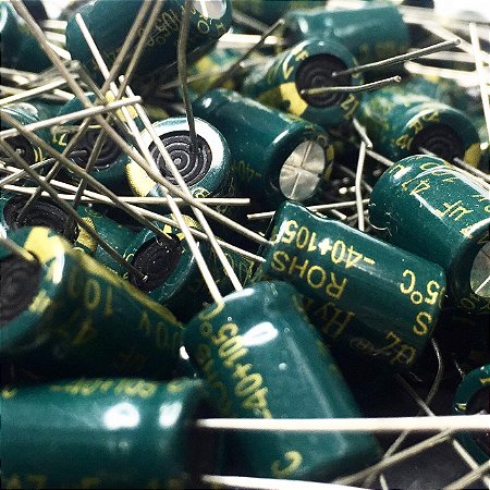 Capacitor Eletrolítico 47µF 100V 105°C 8x12mm Radial PTH HYNCDZ