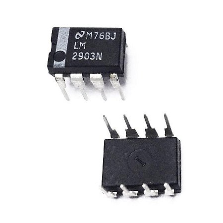 Circuito Integrado LM2903N DIP8 Comparador Analógico Duplo Industrial