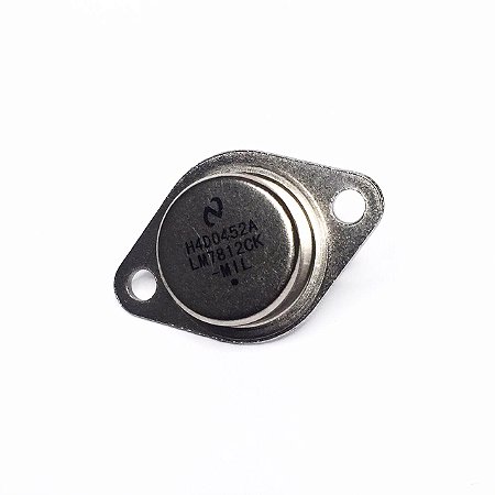 Circuito Integrado Regulador 12V LM7812CK TO3 Metal