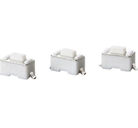 Chave Push Button SMD 6x3x4,3mm WTT1101EW1-43D-06 Táctil