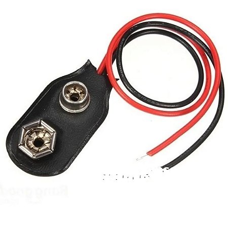 Clip 9V para Bateria Conector Snap com Fios