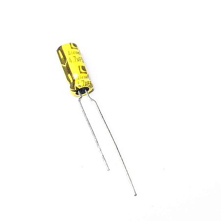 Capacitor Eletrolítico Radial 4,7µF 50V 85°C (5x11mm) Licon PTH