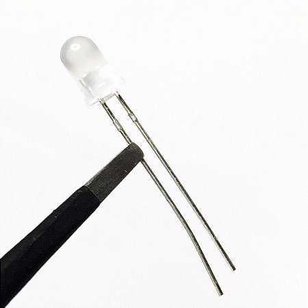 LED Branco 3mm Fosco Difuso 1000MCD Alta Intensidade