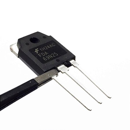 Transistor de Potência MOSFET FDA69N25 250V 69A TO-3PN-3 UniFET