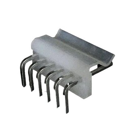 Conector Tipo Molex KK 6 Vias Ângulo 90° Passo 3,96mm PCB (JS-4001R-06)