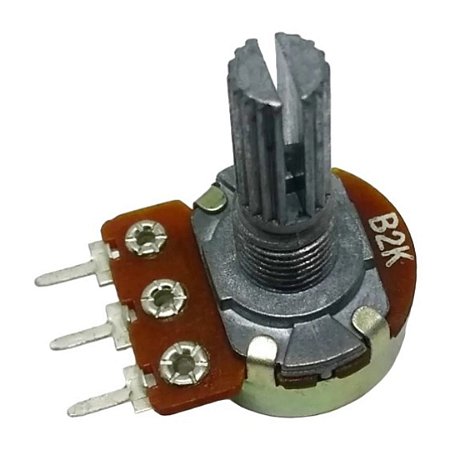 Potenciômetro Rotativo 2K Linear B2K WH148-1 20mm