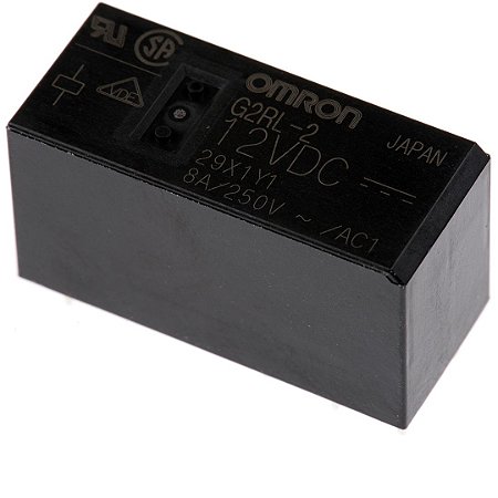 Relé 12V 2A G2RL-2 Omron 8 Pinos DPDT