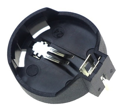 Suporte CR2032 3V Lithium Coin Cell 90°
