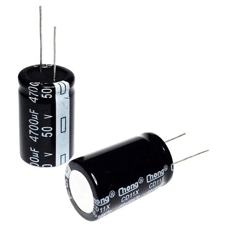 Capacitor Eletrolítico Radial 4700uF 50V 105°C 22x35mm 20%