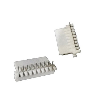 Conector Molex 9P Macho 90° Placa PCB (5234-09)