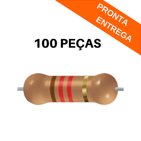 100x Resistor Axial 1K15 1% CR25 0.25W PTH