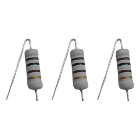 Resistor Axial 100R 3W ±5% Para Circuitos Eletrônicos Pré-Formado