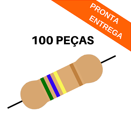 100x Resistor Axial 560K 5% CR25 0.33W