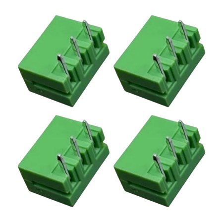 Conector KF2EDGR-3.5-3P Borne Macho 3 Vias Ângulo 90 Graus