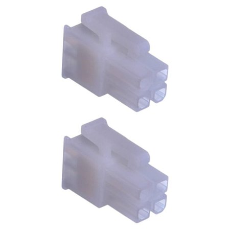 Mini Fit Header Macho 4 Vias 2x2 Vertical Passo 4.2mm JS-1148