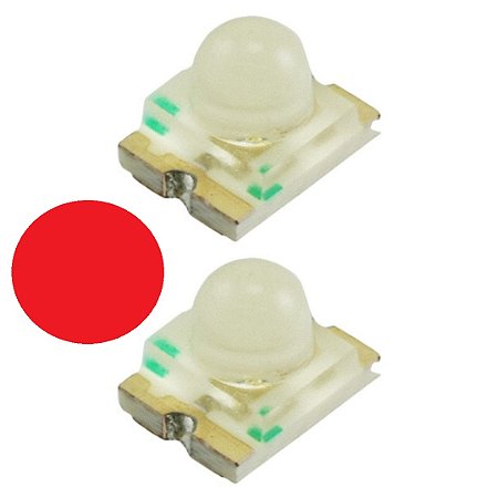 LED Chip Vermelho 1210 635nm SMT APD3224SURCK-F01 L