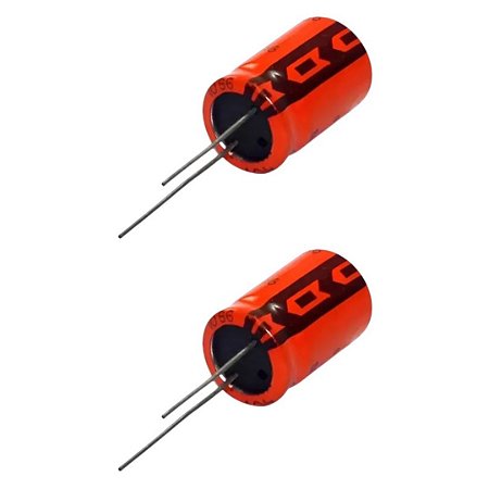 Capacitor Radial Siemens 22uF x 63V 85 Graus 6x10mm Série 85555