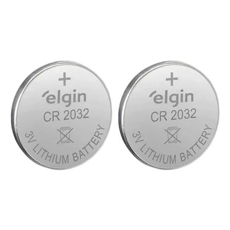 Bateria Moeda Elgin CR2032 3V Lithium Cell