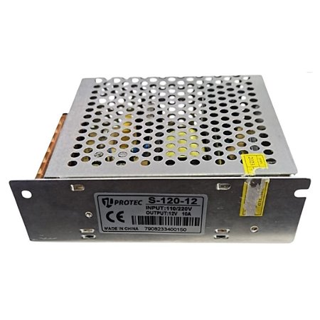 Conversor AC/DC Fonte Chaveada 12V 10A 120W Full Range
