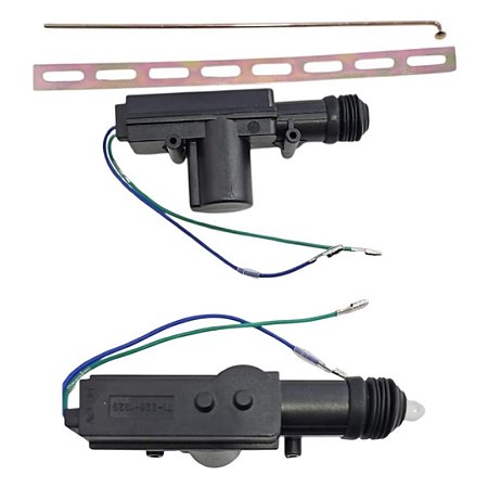 Motor de Trava Elétrica Escravo Universal 12V 2 Fios Haste Giratória