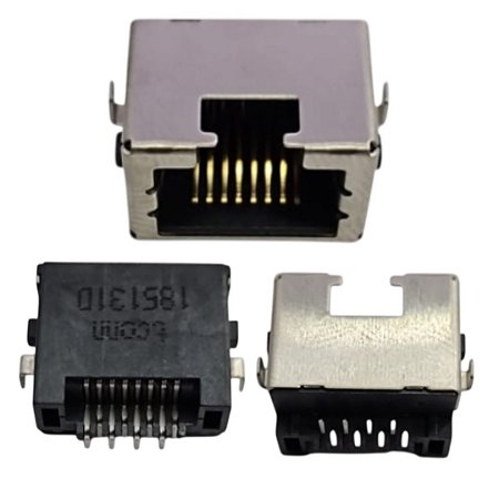 Conector Modular RJ45 8P8C Lateral 90º Invertido (23-00980-2A03-A)