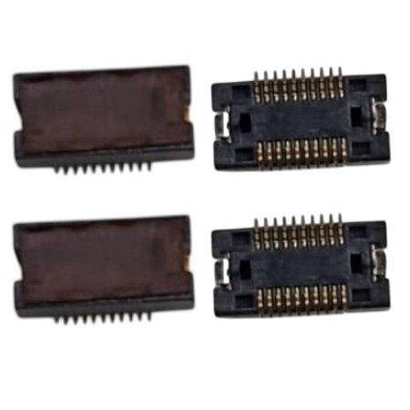 Conector Board to Board 20P Fêmea SMD Passo 0,5mm 4mm 1001K-F20M-04L