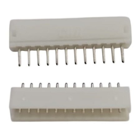 Conector Wire-to-Board WTB 12 Pinos Macho Passo 1.5mm Branco