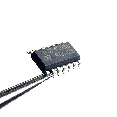 Circuito Integrado CMOS HCF4069 SOIC14 SMD ST