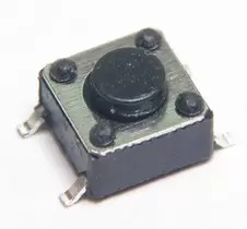 Chave Tátil 4 Pinos SMD 6x6x4.3mm