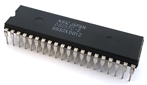 CI UPD8257C-2 Encapsulamento DIP40 Through Hole
